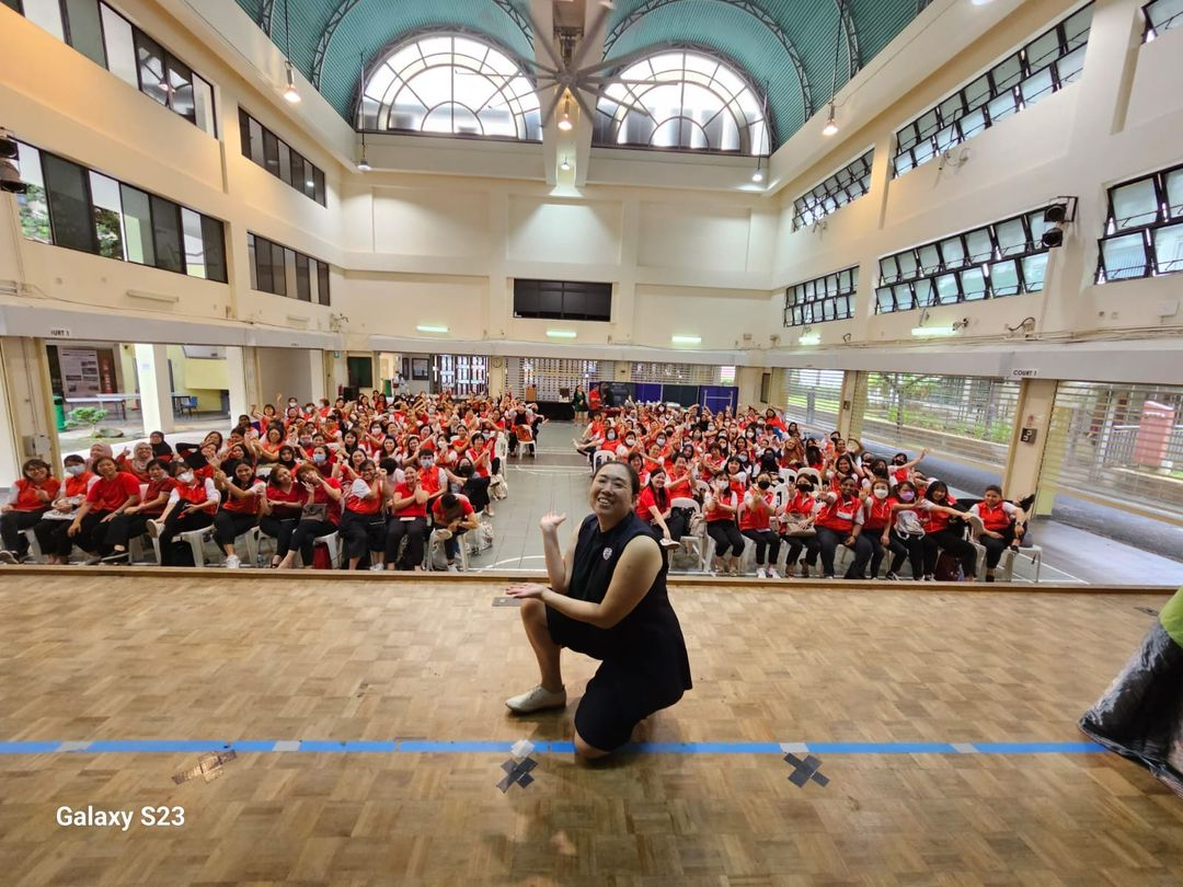 Large wellness group event